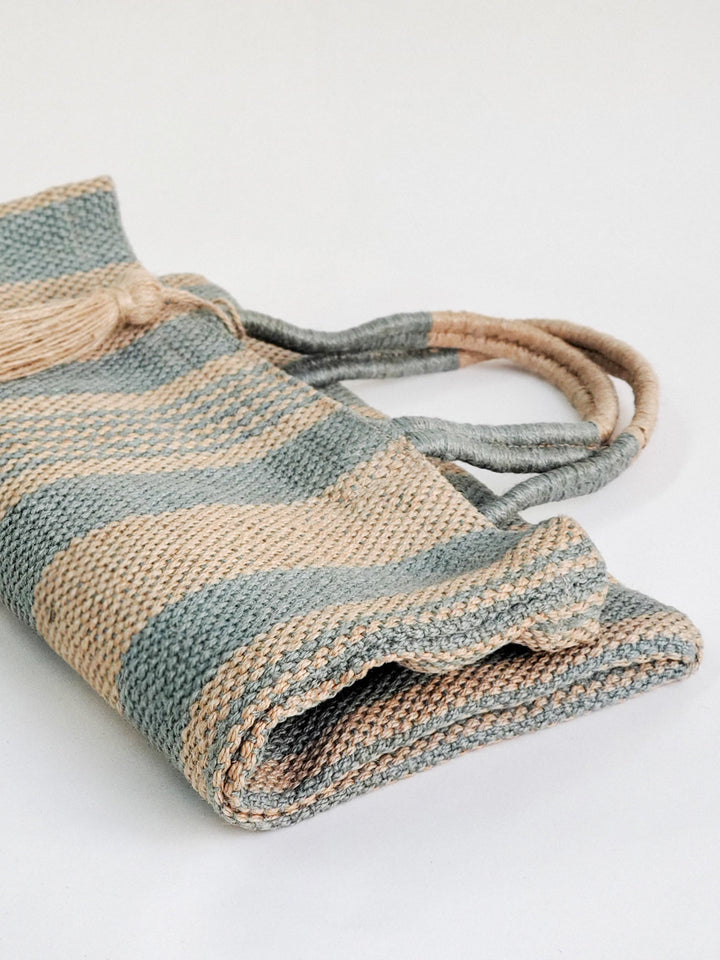 Unique Hand-Loomed Dora Jute Tote Ba