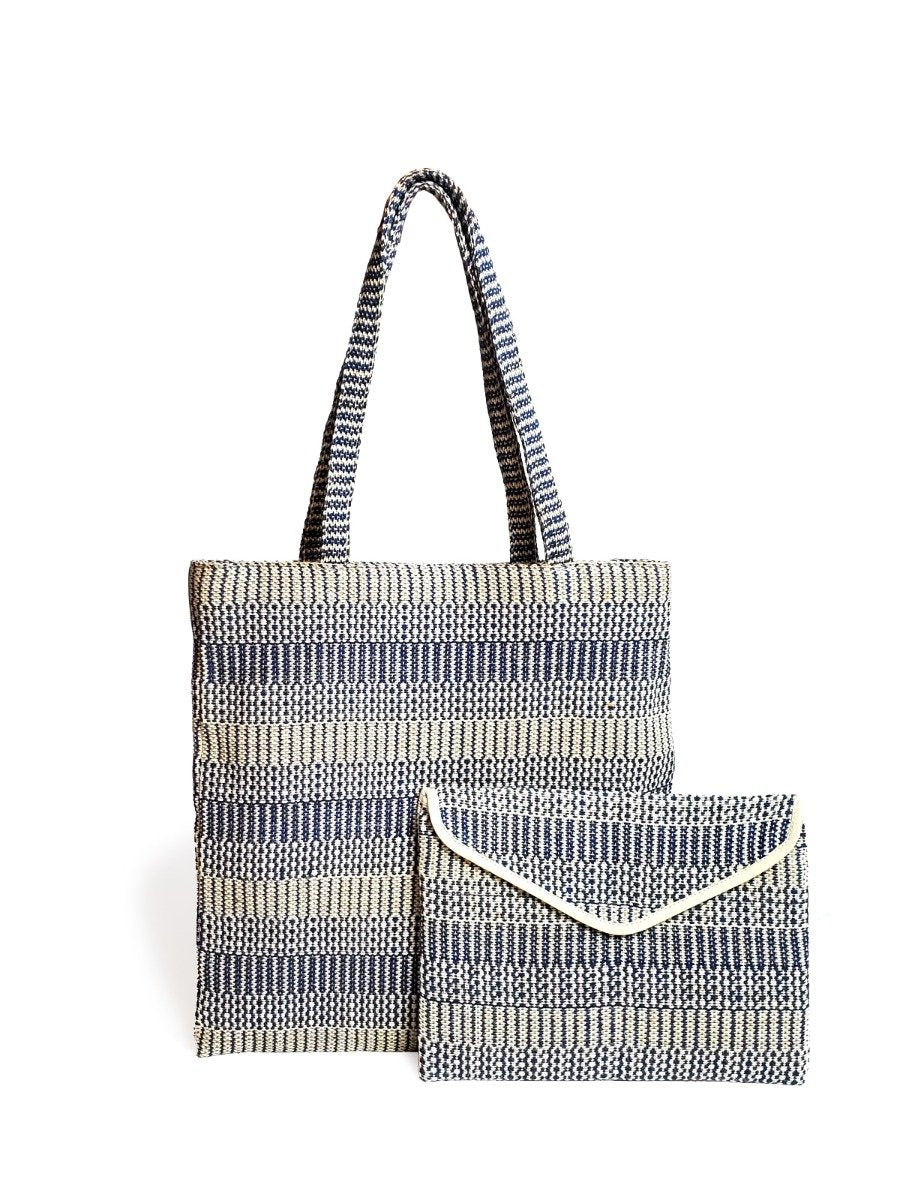 Handwoven Jute-Cotton Tote by Korissa: Stylish, Sustainable, and Artisan-Made