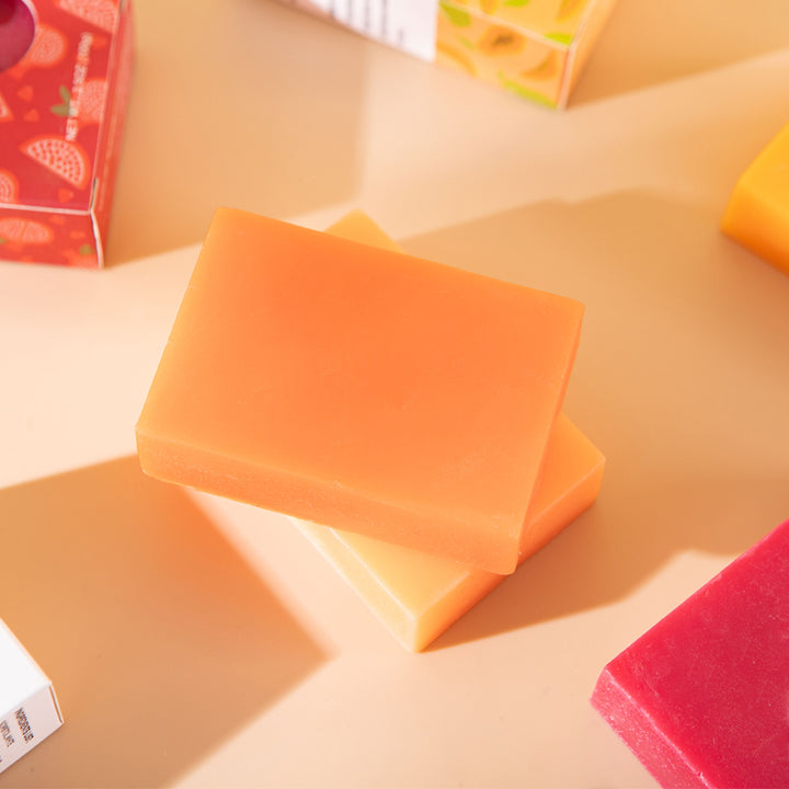 Jorjia & Gryn Turmeric Kojic Acid Probiotic Mango Soap - Nourishing Botanical Bar