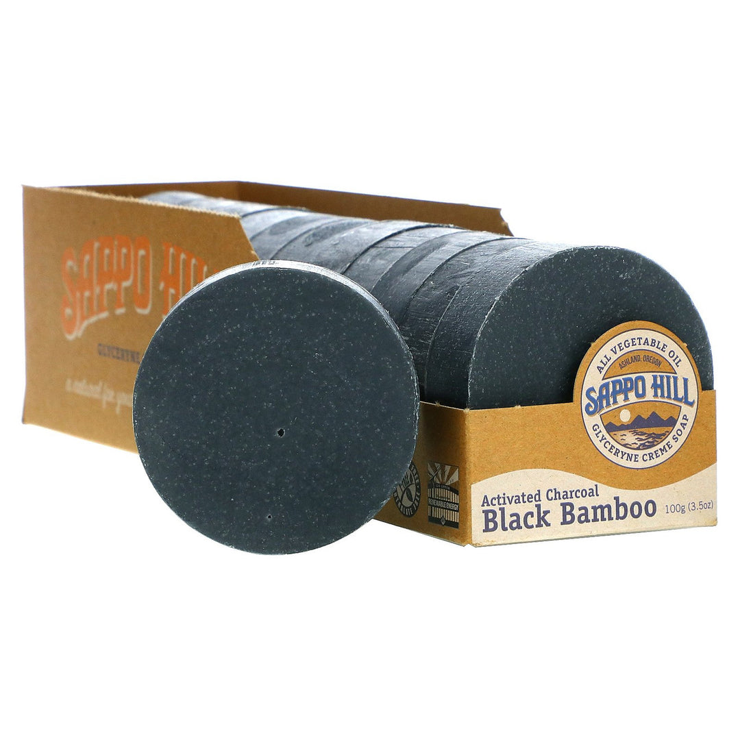 SAPPO BLACK BAMBOO SOAP ( 12 X 3.5 OZ   )-0