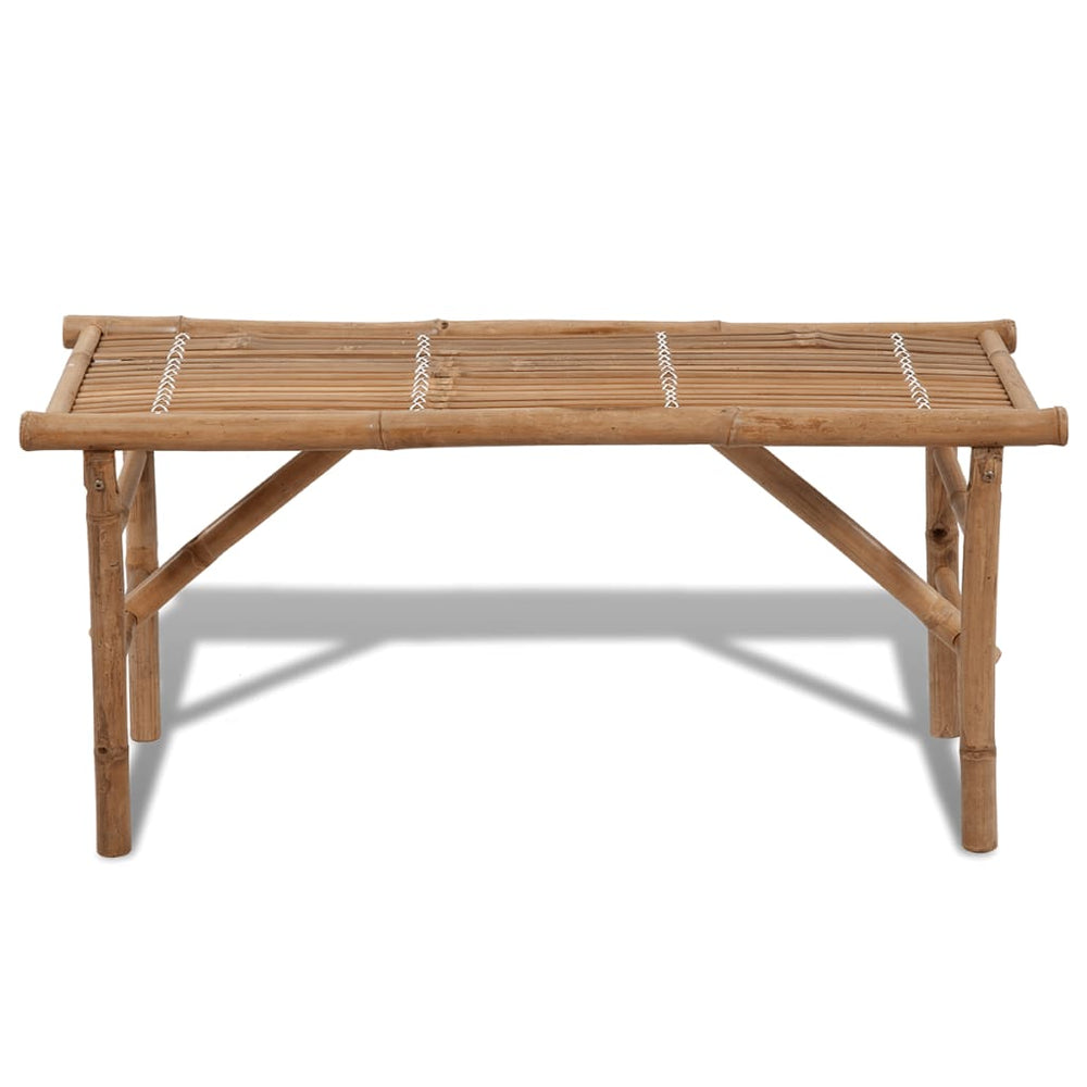 vidaXL Folding Patio Bench 46.5" Bamboo-1