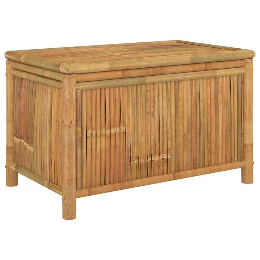 vidaXL Outdoor Storage Box Patio Furniture Garden Storage Chest Seat Bamboo-1