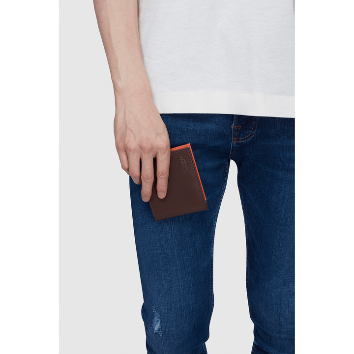 Brown - Brave Vegan Bifold Wallet-1