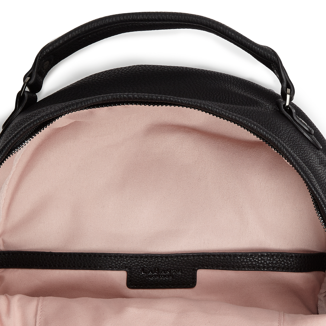 LaBante London's Ethical Elegance: The Camberwell Quilted Black Vegan Backpack