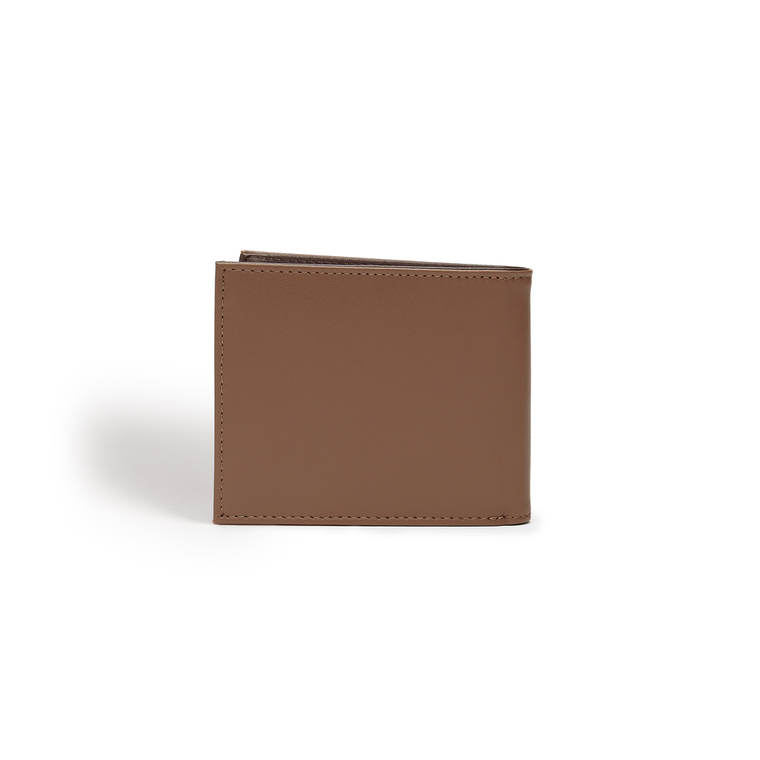 Brown - Brave Vegan Bifold Wallet-4