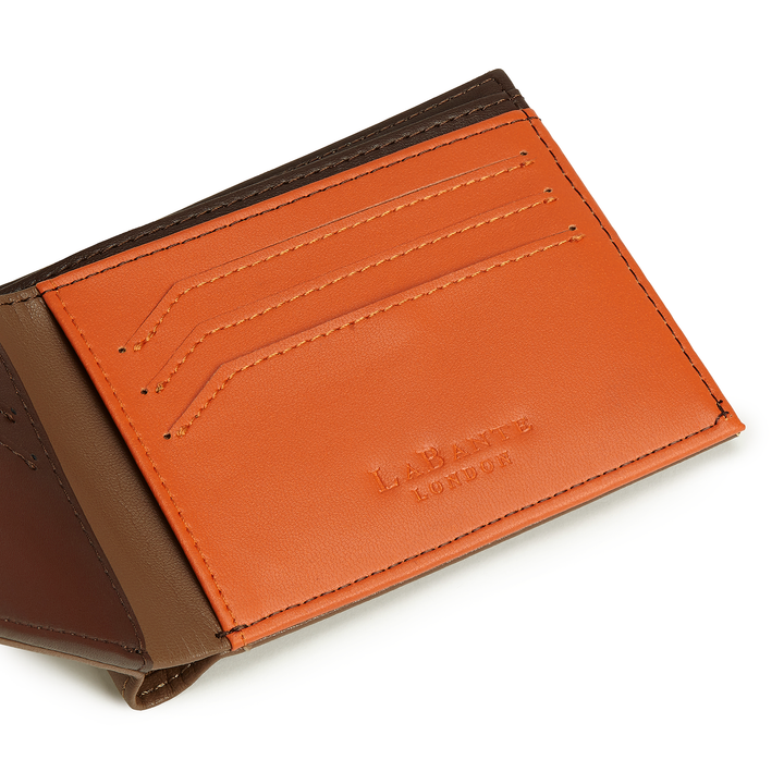 Brown - Brave Vegan Bifold Wallet-3