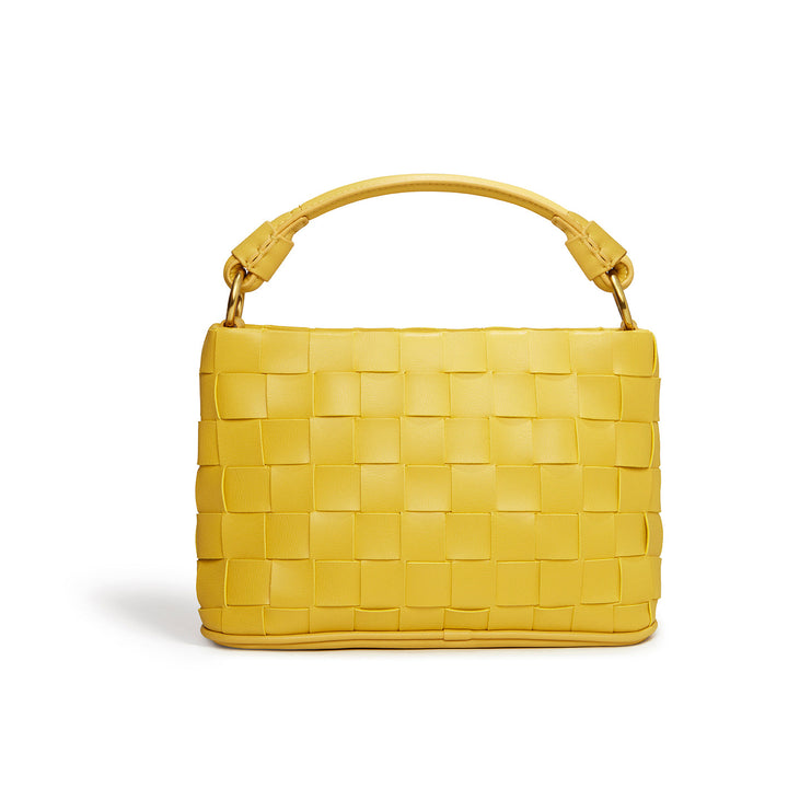 Bella Mustard Yellow Vegan Mini Crossbody Bag