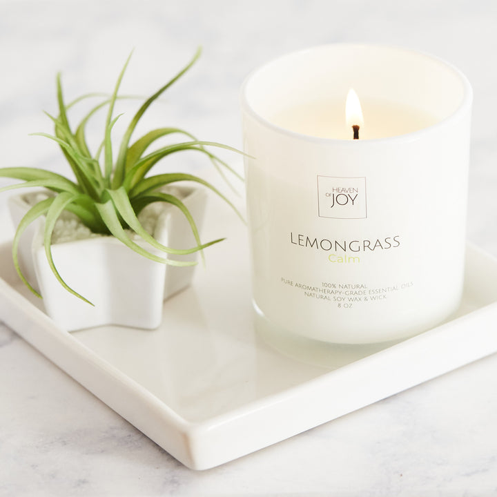 Lemongrass Candle 100% Natural | Aroma Naturals Candles