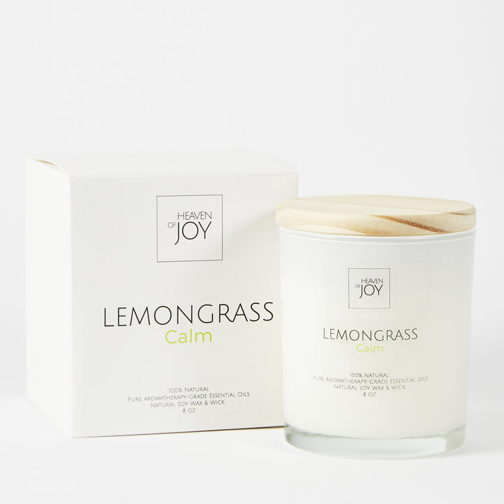 Lemongrass Candle 100% Natural | Aroma Naturals Candles