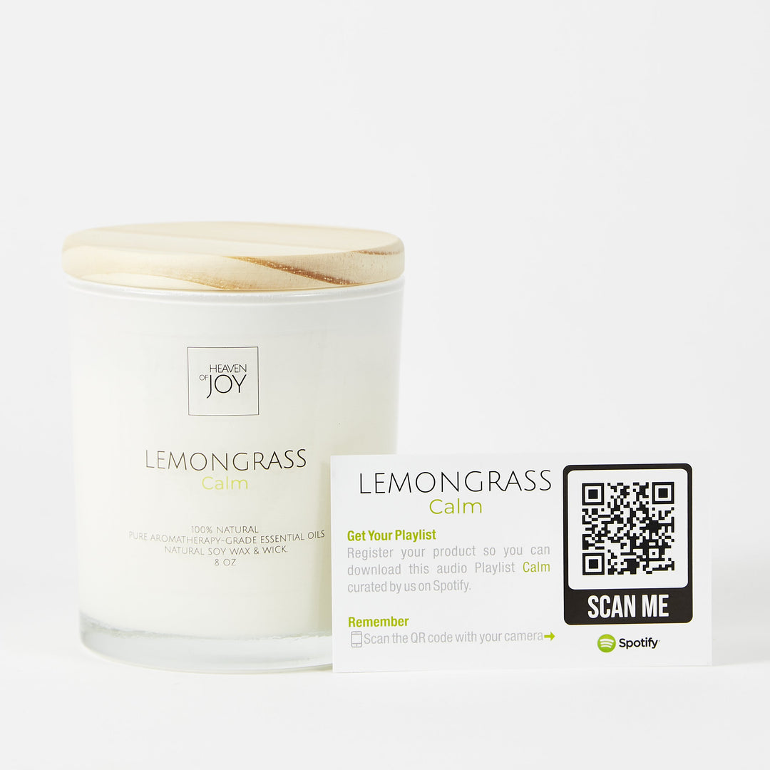 Lemongrass Candle 100% Natural | Aroma Naturals Candles