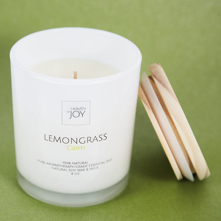 Lemongrass Candle 100% Natural | Aroma Naturals Candles