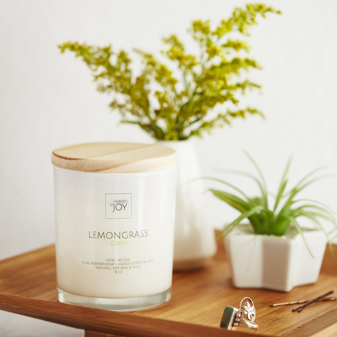 Lemongrass Candle 100% Natural | Aroma Naturals Candles