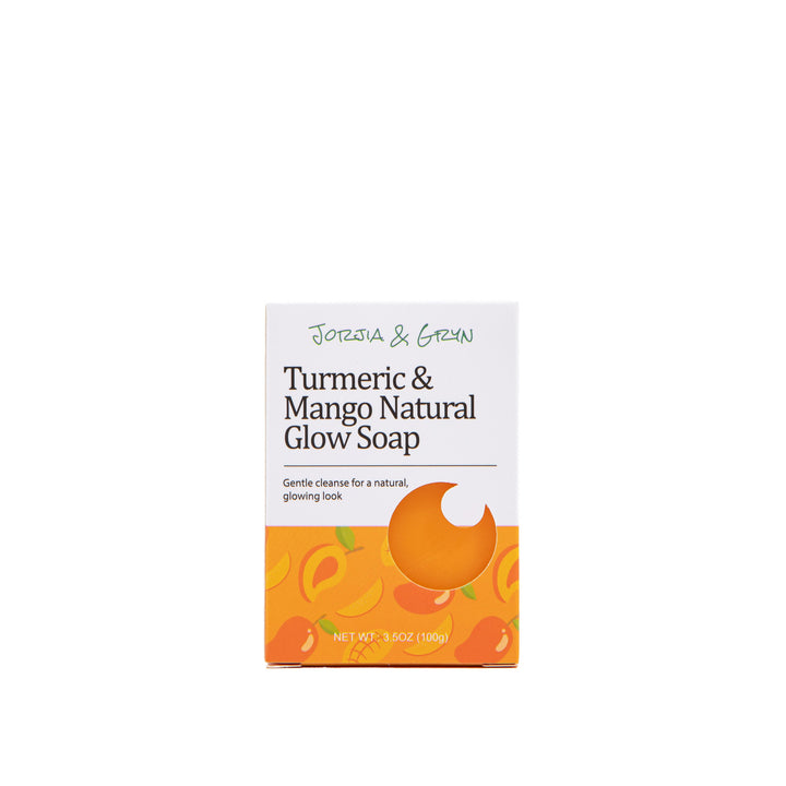 Jorjia & Gryn Turmeric Kojic Acid Probiotic Mango Soap - Nourishing Botanical Bar