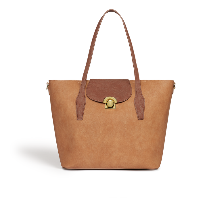 Sophisticated Sustainability: The Earth Brown Maple Vegan Tote by LaBante