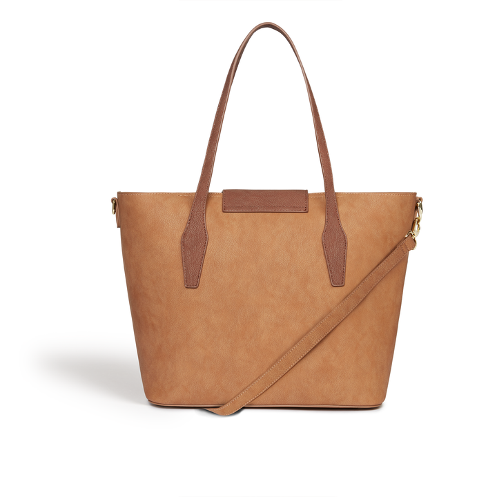 Sophisticated Sustainability: The Earth Brown Maple Vegan Tote by LaBante