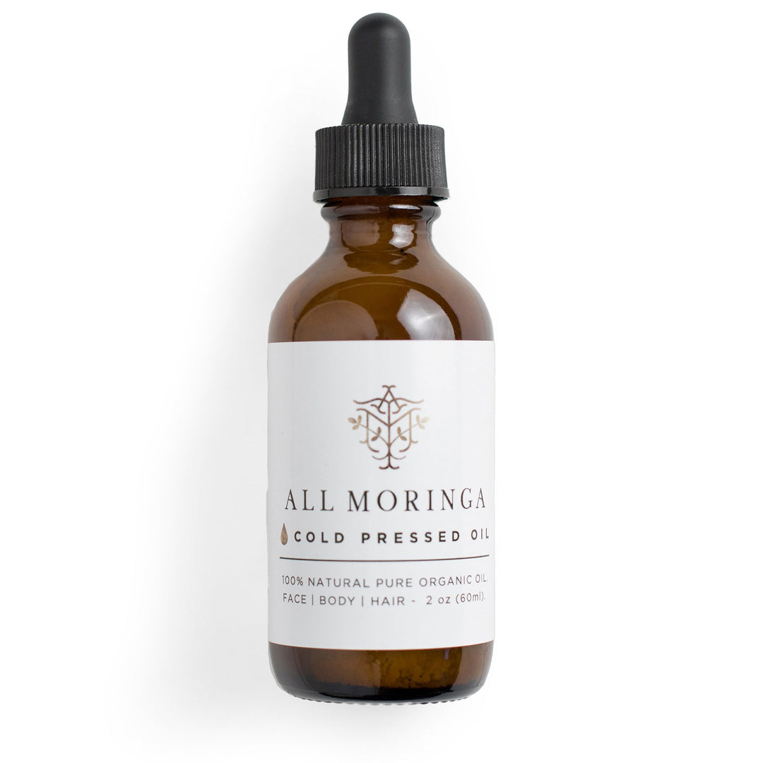 Premium Untouched Pure 100% All Natural Organic Moringa Oleifera Cold Press Seed Oil (Ben oil) for Face,  Body, and Hair. Unscented or Lavender and Ylang Ylang infused (All Skin Types)-0