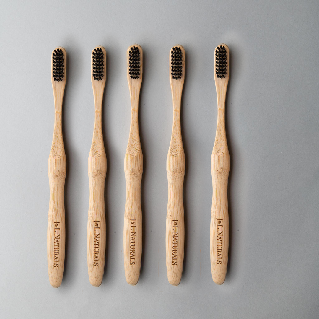 Bamboo Toothbrush Bundle (5-Pack)-4