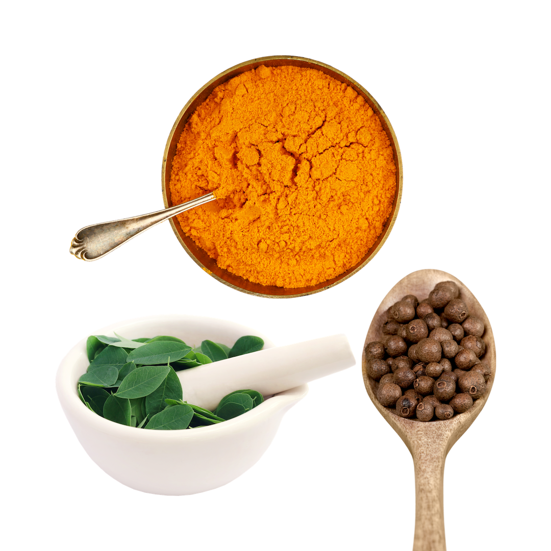 Premium Organic Turmeric Curcumin & Moringa Oleifera In Vegan Capsules