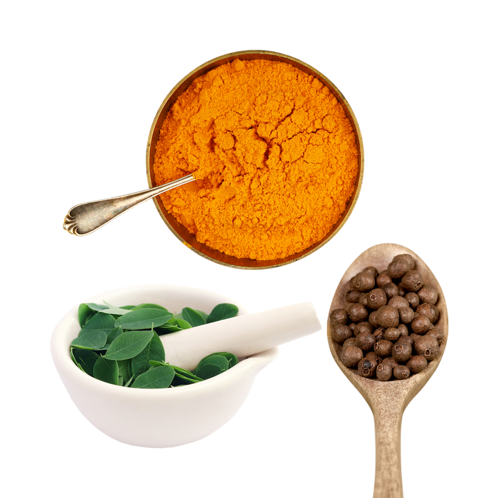 Premium Organic Turmeric Curcumin & Moringa Oleifera In Vegan Capsules