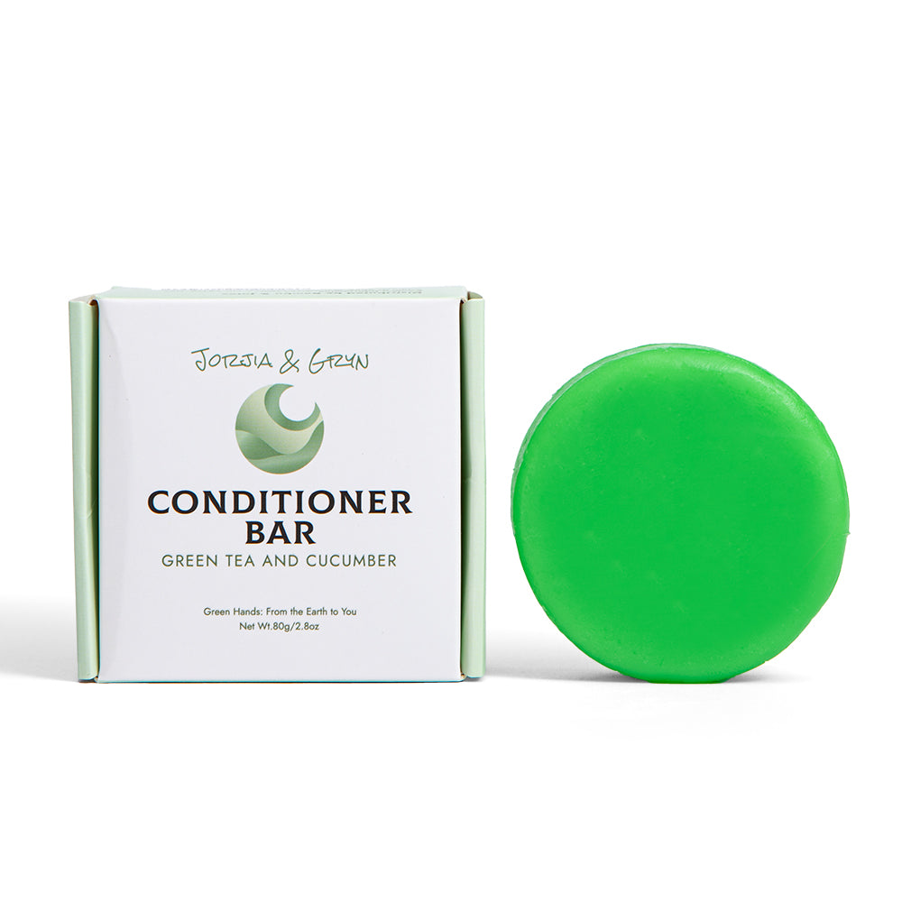 Revitalize Your Hair with Jorjia & Gryn Green Tea and Cucumber Conditioner Bar