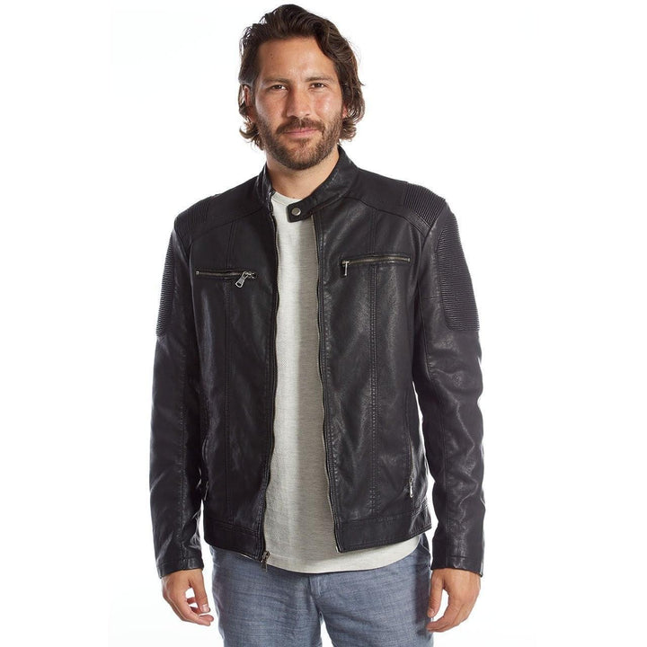 Rev Up Your Wardrobe: Vegan Justin  Leather Moto Jacket