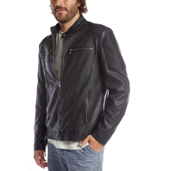 Rev Up Your Wardrobe: Vegan Justin  Leather Moto Jacket