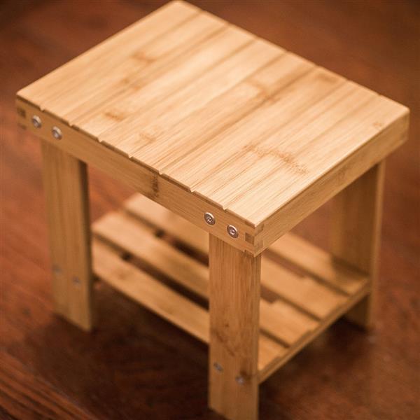 Enchanting Bamboo Adventure: Swift Setup, Kid-Perfect Stool in Earth Tones