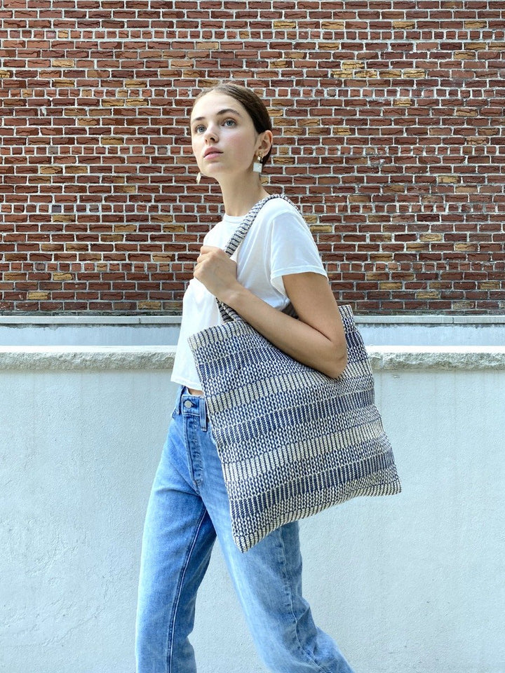 Handwoven Jute-Cotton Tote by Korissa: Stylish, Sustainable, and Artisan-Made