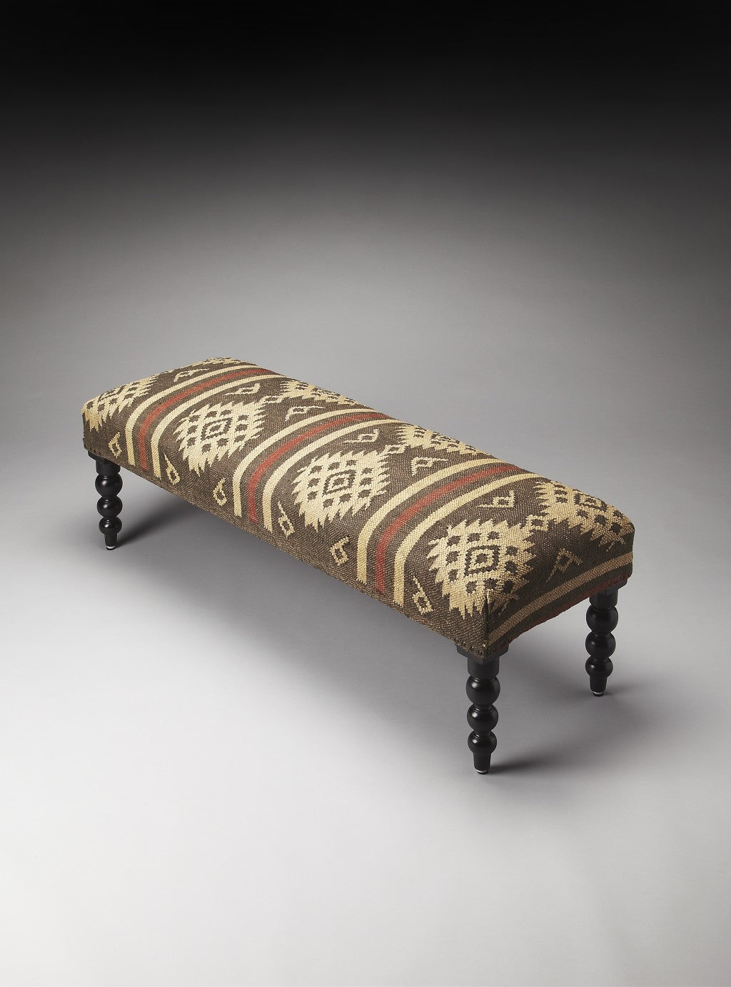 Jute Upholstered Bench-1