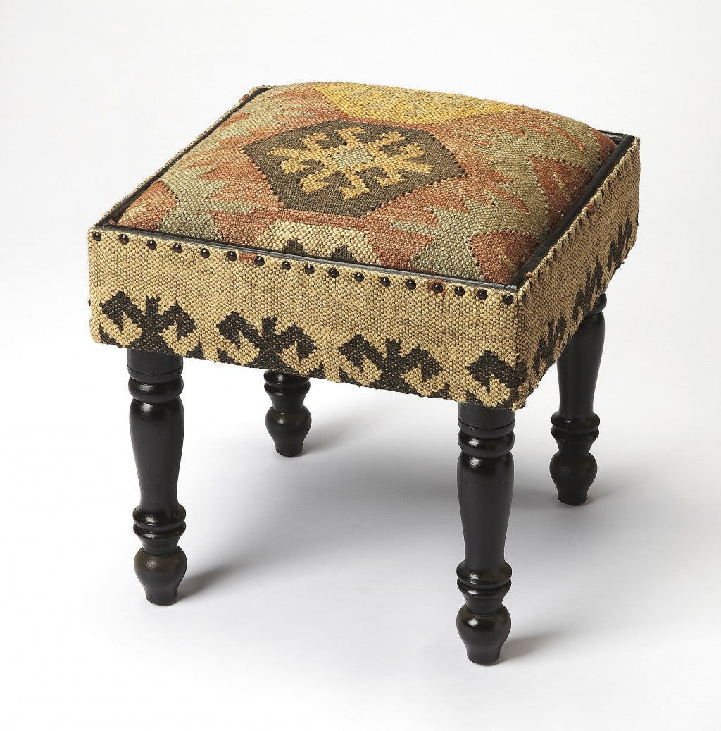 Bohemian Jute Stool-0