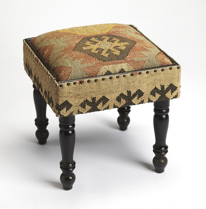 Bohemian Jute Stool-3