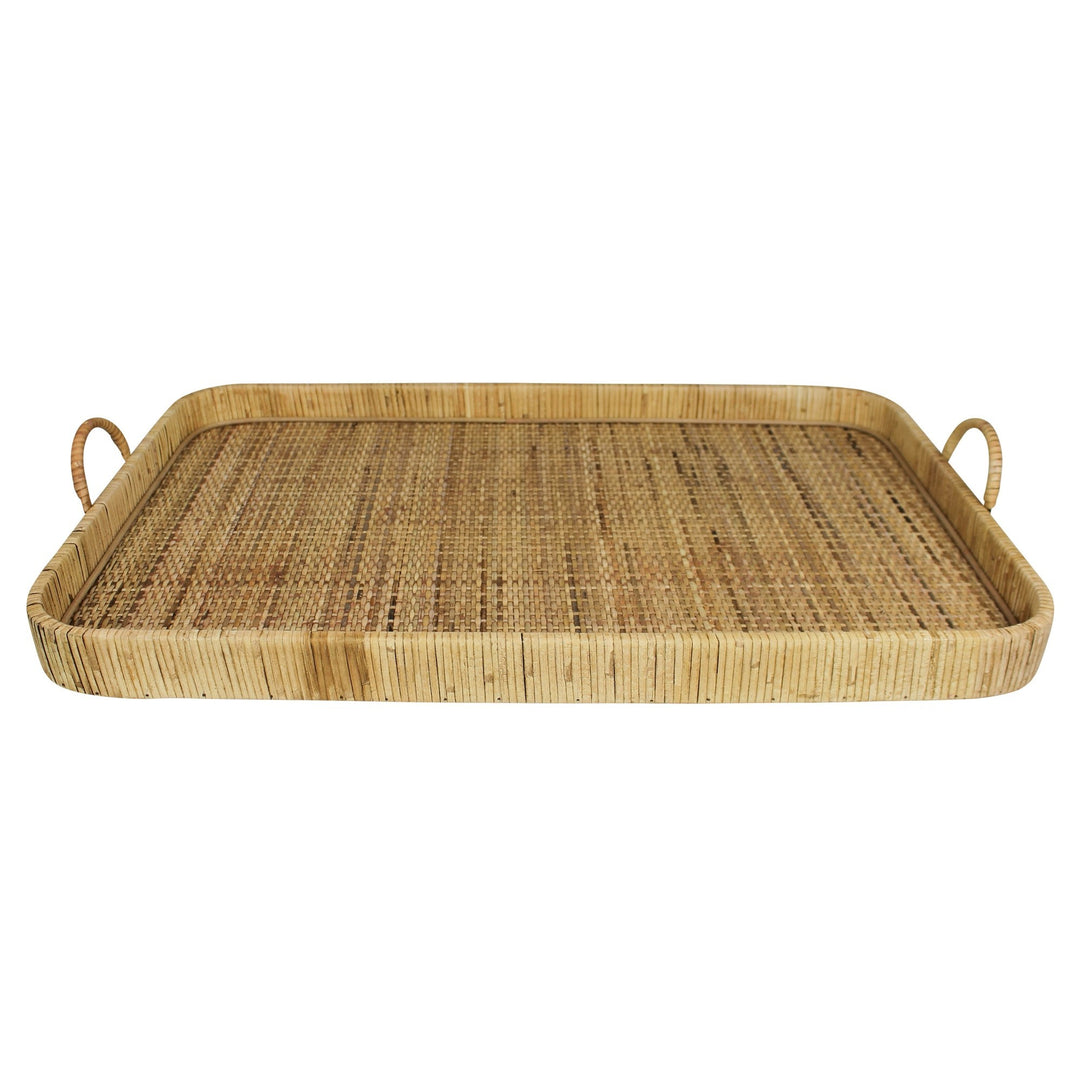 Jumbo Bamboo Rectangular Tray-1