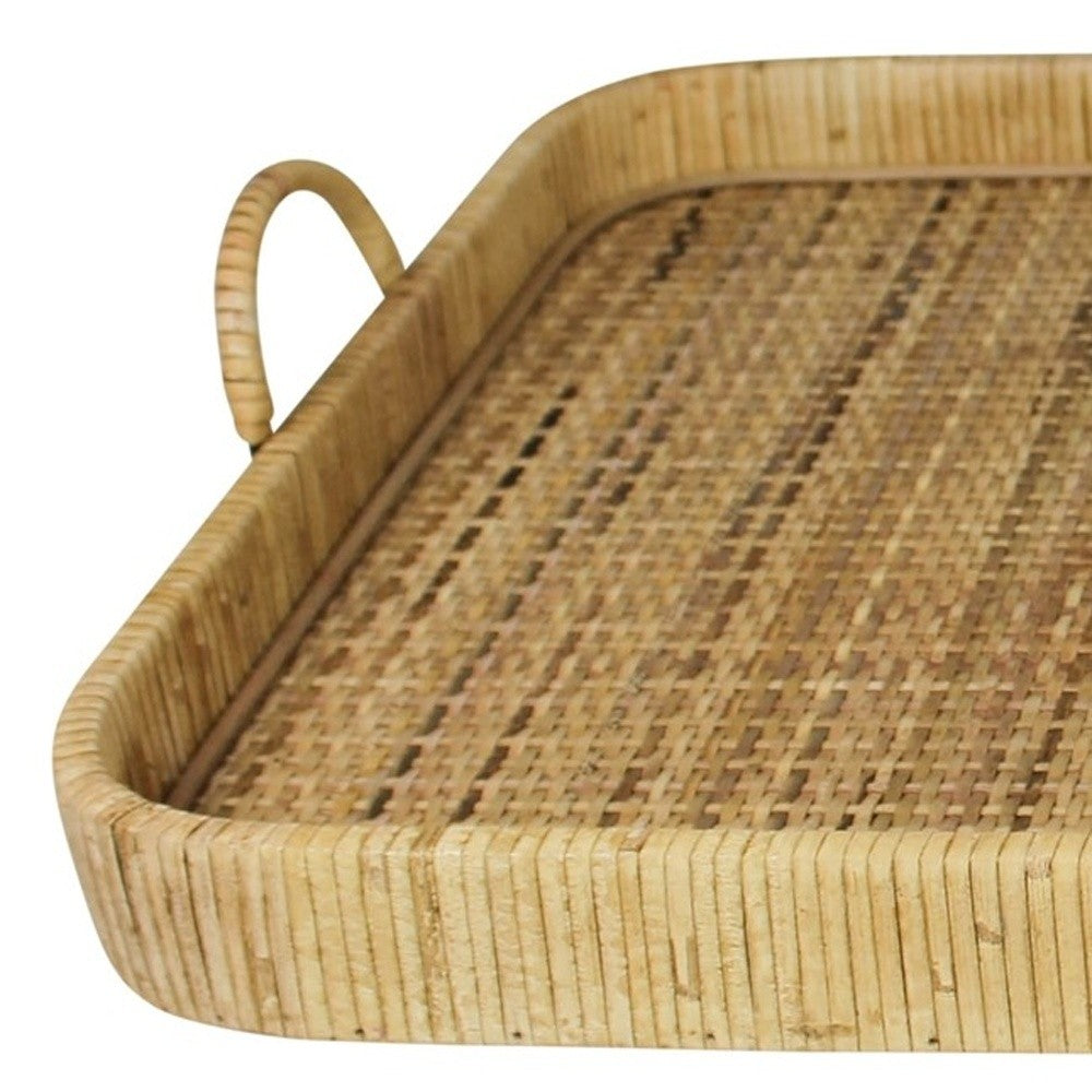 Jumbo Bamboo Rectangular Tray-2