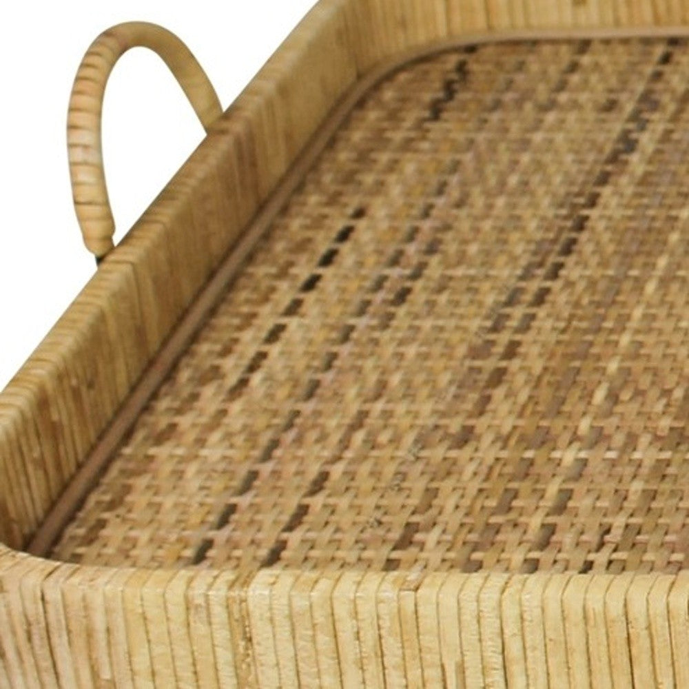 Jumbo Bamboo Rectangular Tray-3